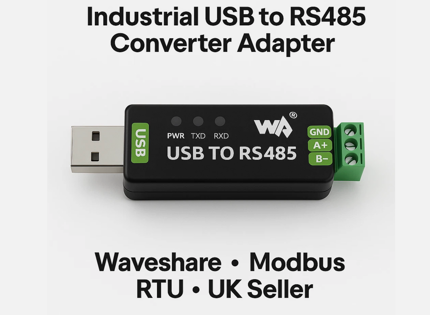 USB to RS485 Modbus Adapter – Standard, Waveshare-Style & Industrial Variants – Home Assistant & Raspberry Pi Compatible