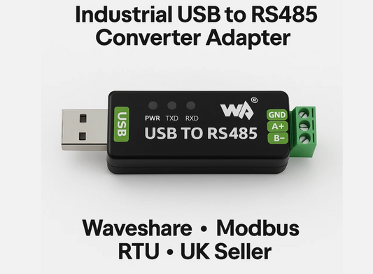 USB to RS485 Modbus Adapter – Standard, Waveshare-Style & Industrial Variants – Home Assistant & Raspberry Pi Compatible