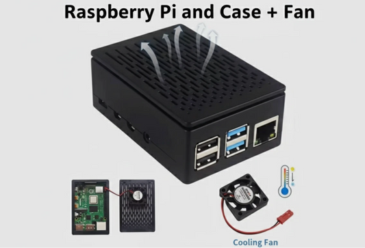 Raspberry Pi 4 8GB with Case - UK Stock, Fast Dispatch